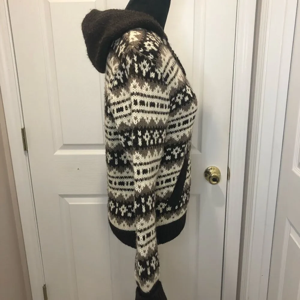 Runox Scandia Strik Pure Wool hooded long sleeve sweater - Picture 8 of 14